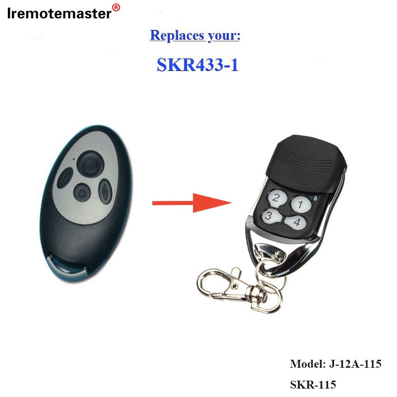 SKR433-3 qaraj qapısının dəyişdirilməsi üçün uzaqdan idarəetmə yayma kodu 433,92 mhz